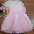 Vestido de Princesa Rosa