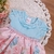 Vestido Jardim Borboletas Azul Floral na internet