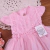 Vestido Festa Rosa Tule Borboleta na internet