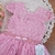 Vestido Rosa Escuro Bordado na internet