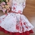 Vestido Floral Vermelho - comprar online