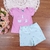 Conjunto Rosa Flores