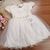 Vestido Off White Flores - comprar online