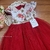 Vestido Vermelho Floral - comprar online