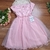 Vestido Rosa Borboleta