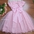 Vestido Rosa Borboleta - Loja Pimpolho
