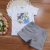 Conjunto Menino Branco Dinossauro
