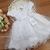 Vestido Batizado Flores Princesa - comprar online