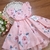 Vestido Festa Floral Salmão - comprar online