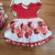 Vestido Floral Vermelho