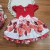 Vestido Floral Vermelho na internet