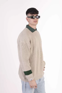SWEATER LINE CREMA - comprar online