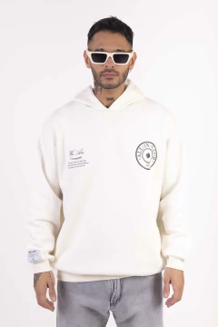 Hoodie Contemporary Off white