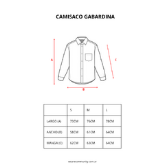 CAMISACO DE GABARDINA BEIGE - We Are Community