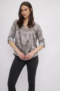 SPA BLUSA CORALINE SATEN PRINT (31536) - comprar online