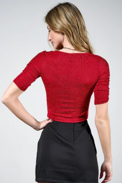 POL REMERA ITALINA LUREX MANG.C/FRUN (29719) en internet