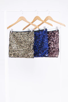 30737 LEK POLLERA SARA LENTEJUELA (30737) - tienda online