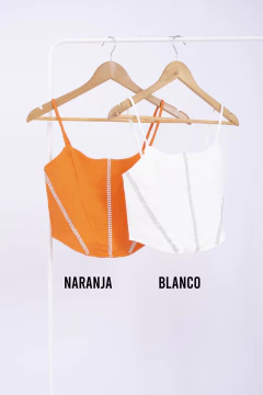 BPL TOP DIOR CORSET C/STRASS BENGALINA (29659)