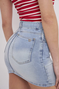 GIN POLLERA MIREIRA JENAS ELAS (29805) - Tabatha jeans