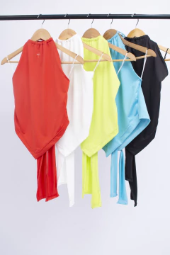 OFC TOP HALTER EN V AMBER (30630) - tienda online