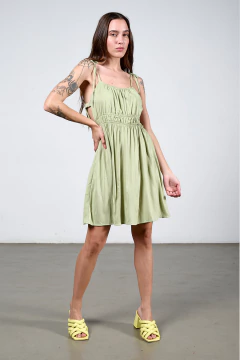 LKT VESTIDO ESMEE LINO C/FRUNCE EN (29837) - comprar online