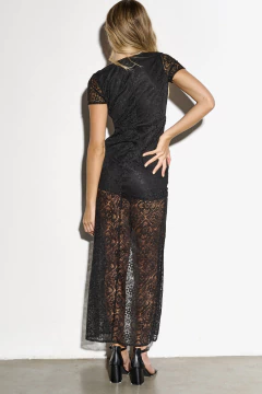 (KD) VESTIDO ENCAJE LARGO (24907) - Tabatha jeans