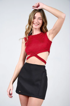 POL TOP GINA LUREX CINTURA CRUZADA J (29651) en internet