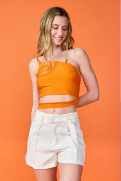 CLK TOP ASIMETRICO KRISTIN LUR (29674) - Tabatha jeans