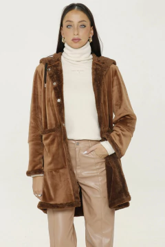 PCK PARKA LOURDES PLUSH C/BOTO (31042) - comprar online