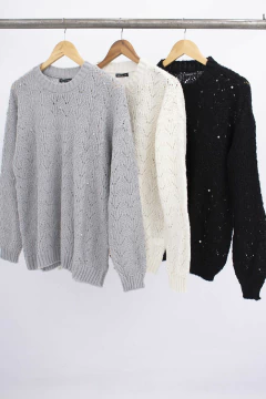 32105 (IV) SWEATER MAELYS CON STRASS (32105) - tienda online