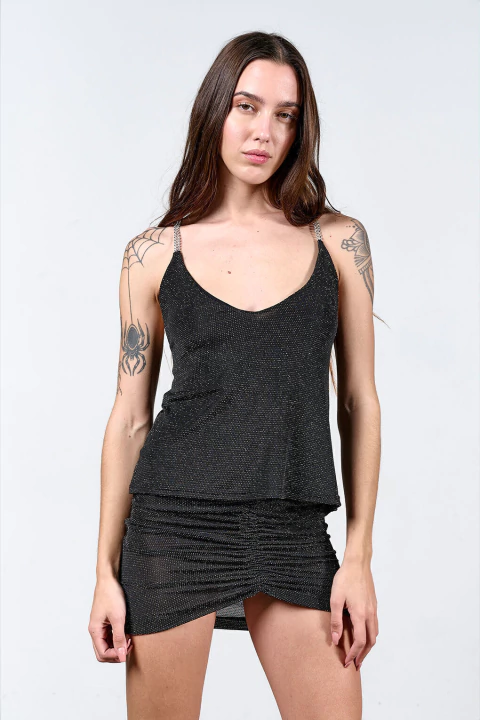 POL MUSCULOSA FLEUR LUREX C/STRASS (29650)