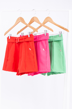 CCK SHORT HEDWIG CREPE C/CINTURON (29792)