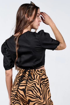 AR TOP GISELLE POPLIN CRUZADO MANGA P (29654) - comprar online