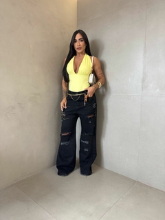 CALÇA BLACK REBEL - BOUTIQUE LAINE GOMES