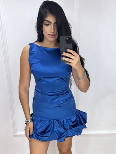 VESTIDO ACETINADO LUAR