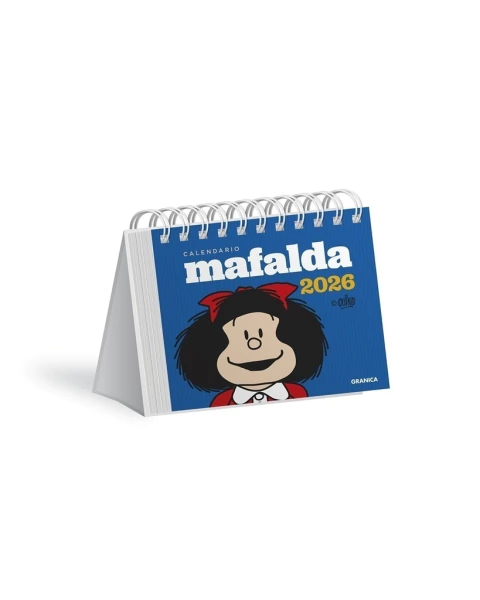 Calendario de escritorio 2026 MAFALDA CHICO AZUL