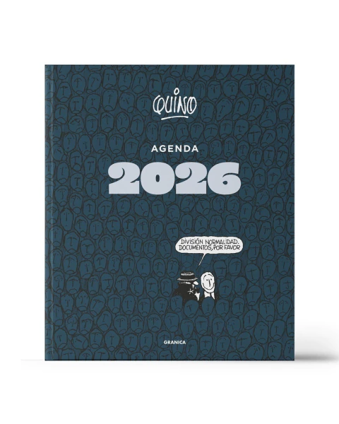 Agenda 2026 QUINO encuadernada semanal Azul