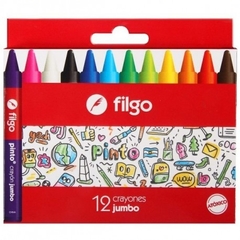 Crayon Filgo Jumbo x 12 Pinto
