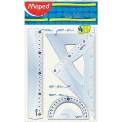 Set de geometria Maped x 4 piezas