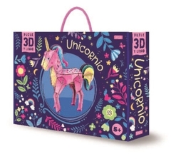 Unicornio - Puzzle 3D y libro