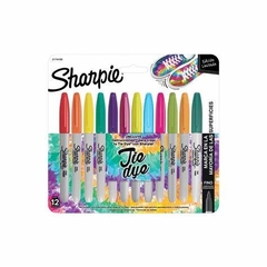 Marcador Sharpie x 12 Tie Dye * Nuevos 2023 * punta fina