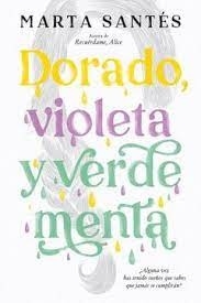 Dorado , violeta y verde menta