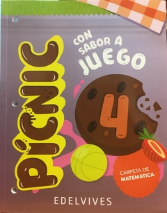 PICNIC 4 - CARPETA DE MATEMATICA - CON SABOR A JUEGO