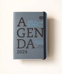 Agenda 2024 Fera Neutra 12 x 17 Cosida Tapa blanda