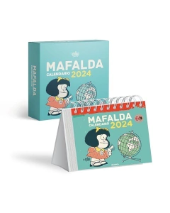 Calendario Escritorio Mafalda 2024 Turquesa