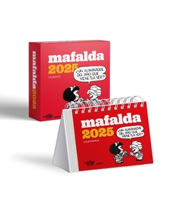 CALENDARIO 2025 - MAFALDA ROJO - CAJA