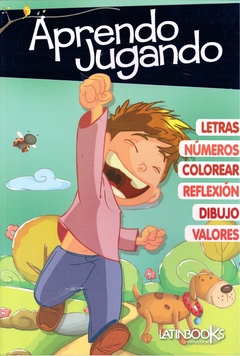 Aprendo jugando -Tapa azul