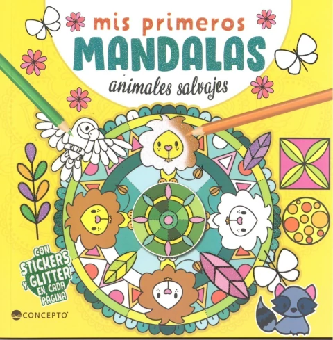 Mis primeros mandalas - Animales Salvajes