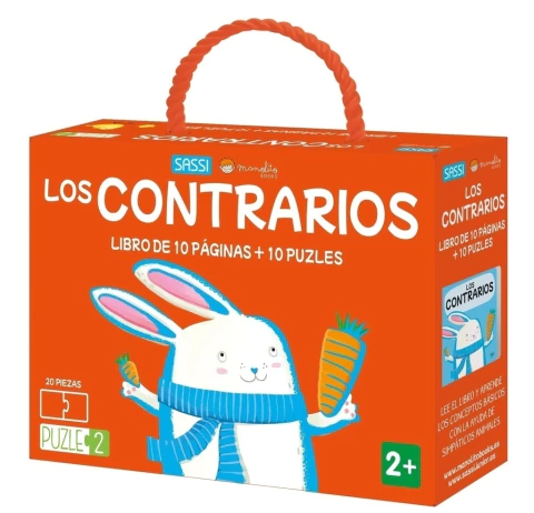 LOS CONTRARIOS - LIBRO DE 10 PAGINAS + 10 PUZLES