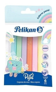 Crayones x 6 Pelikan Jumbo pasteles